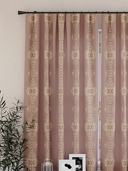 Комплект штор для кухни Преймис (пудровый) - фото 3