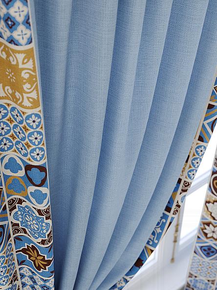 Комплект штор для кухни Магрил (голубой) - фото 5