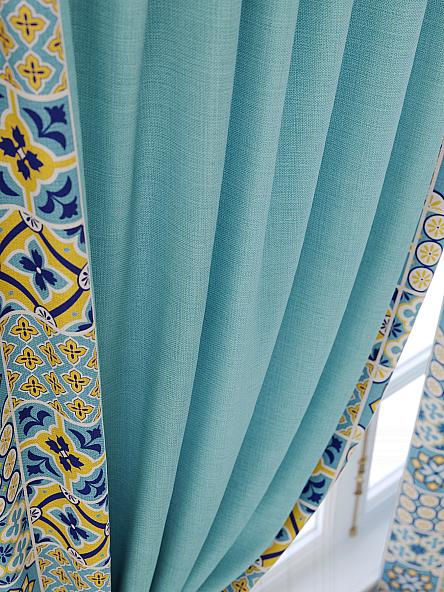 Комплект штор для кухни Магрил (бирюзовый) - фото 5