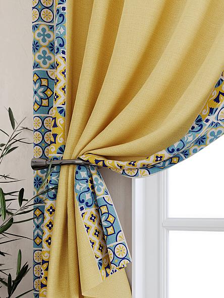 Комплект штор для кухни Магрил (желтый) - фото 2