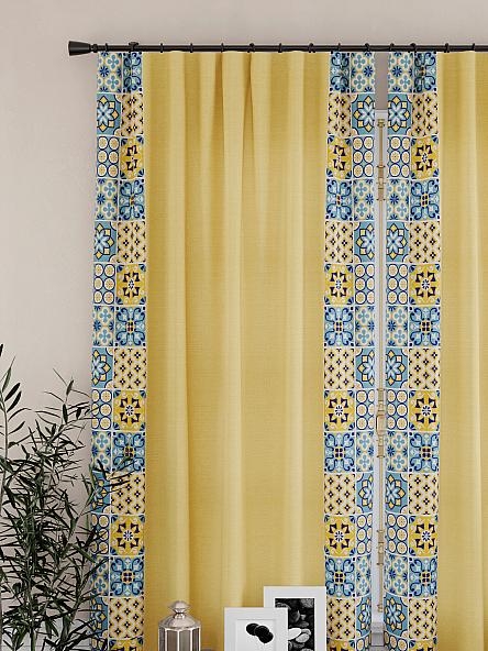 Комплект штор для кухни Магрил (желтый) - фото 3