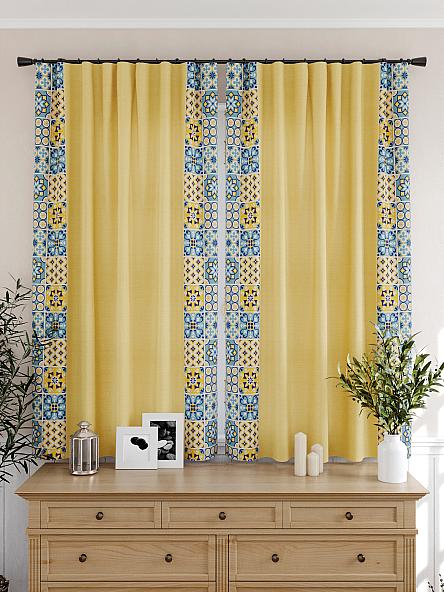 Комплект штор для кухни Магрил (желтый) - фото 4