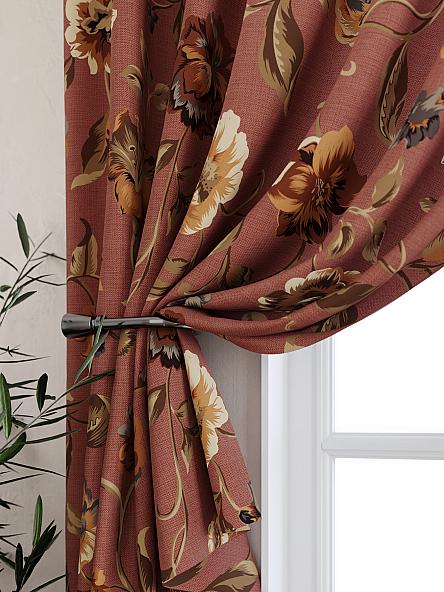 Комплект штор для кухни Бронтис (бордо) - фото 2