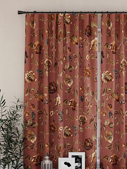Комплект штор для кухни Бронтис (бордо) - фото 3