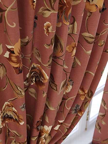 Комплект штор для кухни Бронтис (бордо) - фото 5