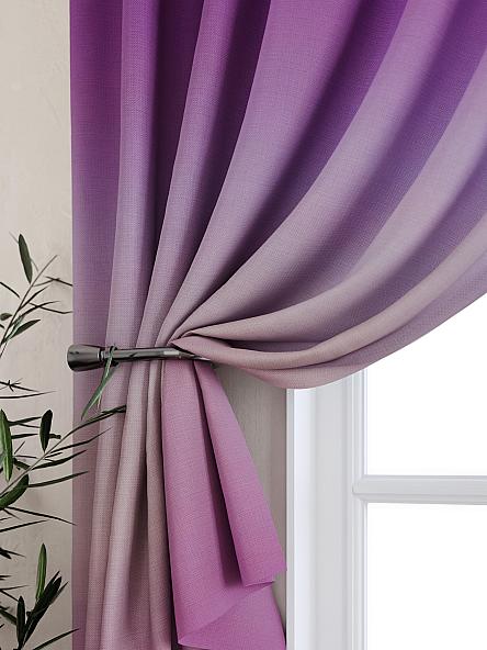 Комплект штор для кухни Бриленис (фиолетовый) - фото 2