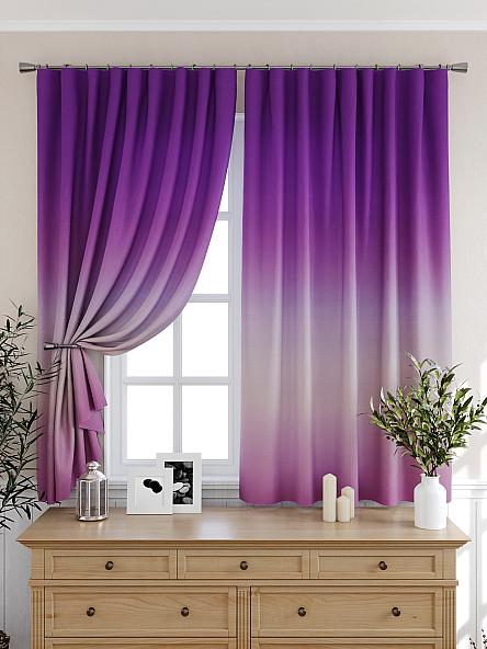 Комплект штор для кухни Бриленис (фиолетовый) - фото 6