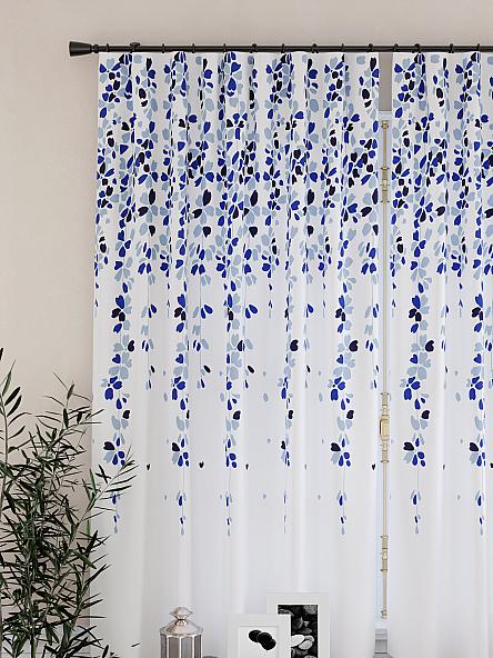 Комплект штор для кухни Ромиронс (синий) - фото 3