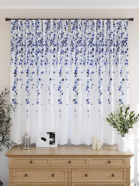 Комплект штор для кухни Ромиронс (синий) - фото 4