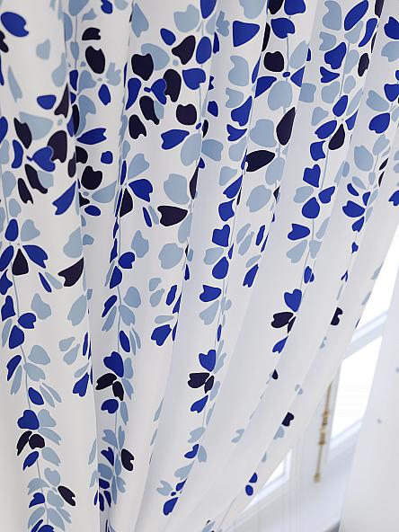 Комплект штор для кухни Ромиронс (синий) - фото 5