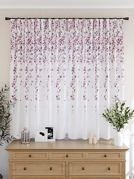 Комплект штор для кухни Ромиронс (розово-сиреневый) - фото 4