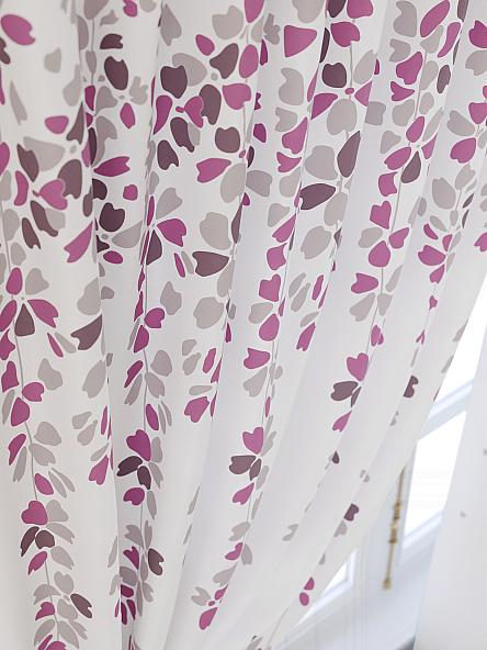 Комплект штор для кухни Ромиронс (розово-сиреневый) - фото 5