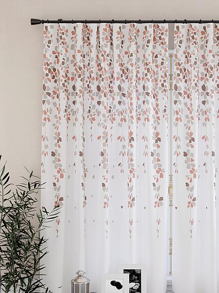 Комплект штор для кухни Ромиронс (персиковый) - фото 3