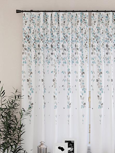 Комплект штор для кухни Ромиронс (бирюза) - фото 3