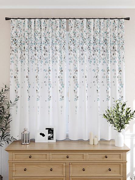 Комплект штор для кухни Ромиронс (бирюза) - фото 4