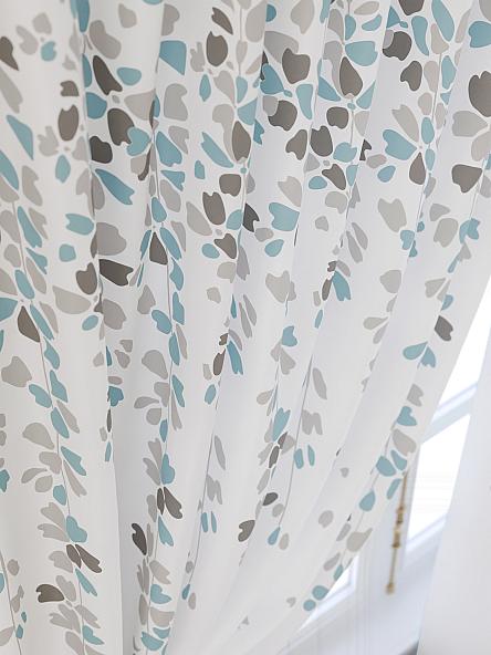 Комплект штор для кухни Ромиронс (бирюза) - фото 5