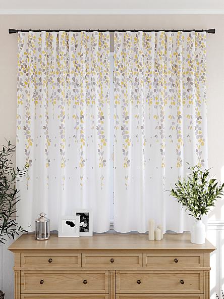 Комплект штор для кухни Ромиронс (желтый) - фото 4
