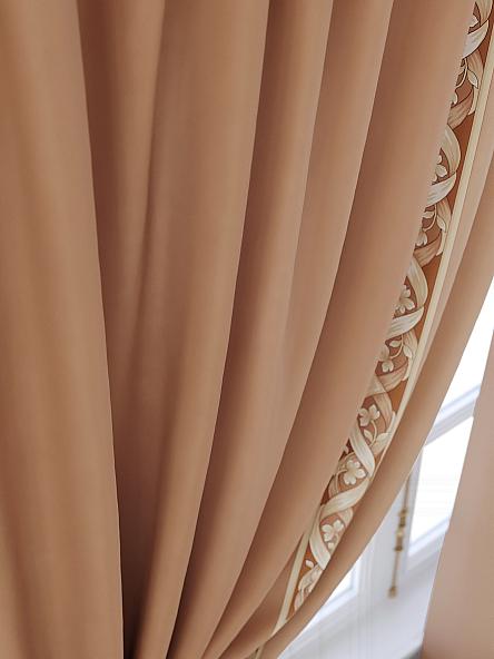 Комплект штор для кухни Элимронс (коричневый) - фото 5