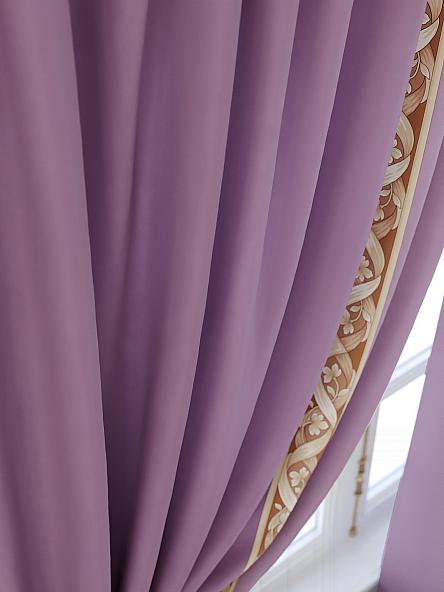 Комплект штор для кухни Элимронс (фиолетовый) - фото 5