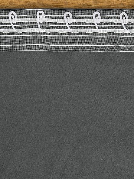 Портьера Рилди (серый) - 320 см - фото 4