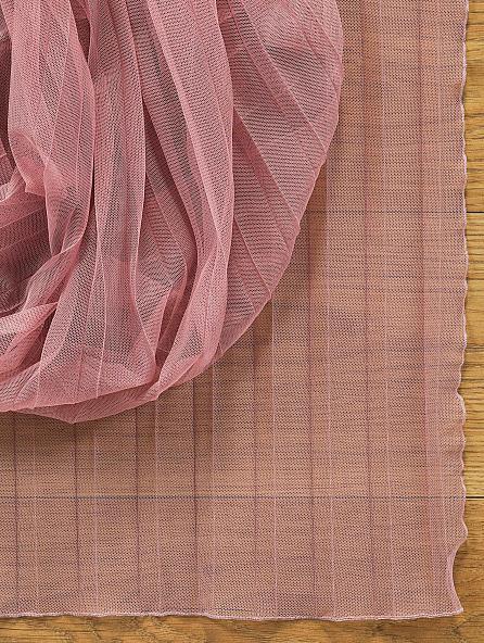 Тюль для кухни Плиссе (пыльно-розовый) 190см - фото 3