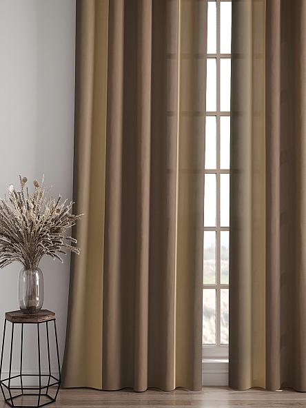 Комплект штор Линдел (коричневый) - фото 4
