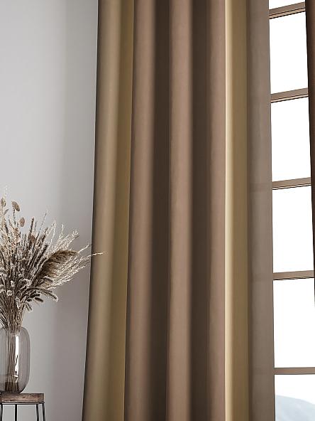 Комплект штор Линдел (коричневый) - фото 6