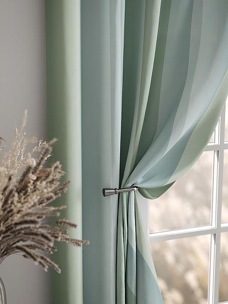 Комплект штор Линдел (нежно зеленый) - фото 7