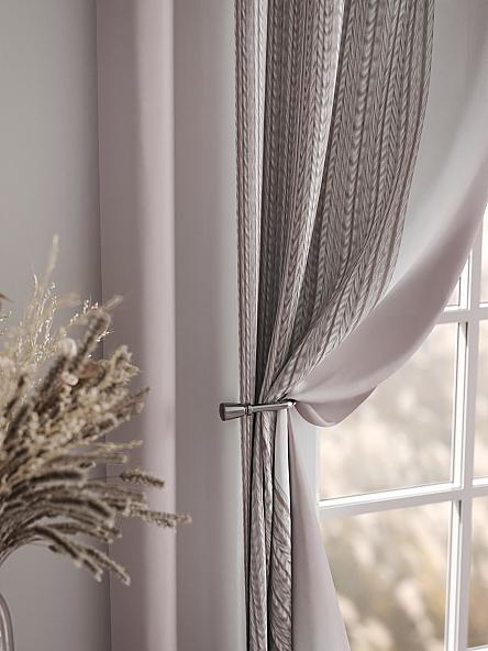 Комплект штор Френсис (серо-розовый) - фото 7