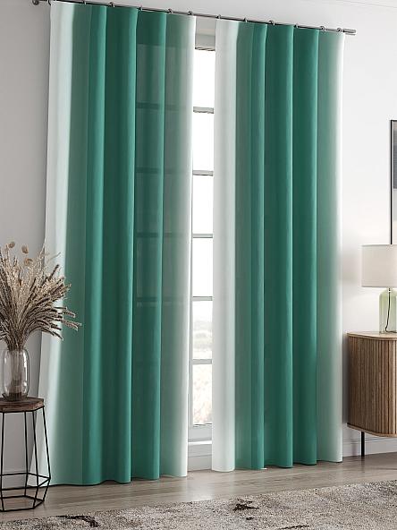 Комплект штор Мелисенд (зеленый) - фото 2