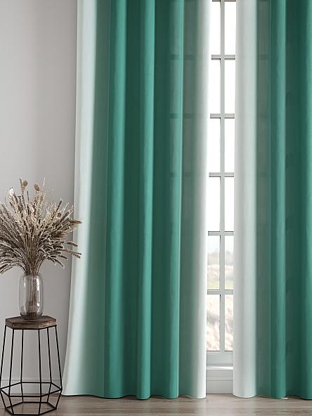 Комплект штор Мелисенд (зеленый) - фото 4