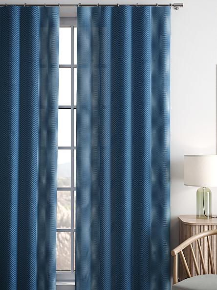 Комплект штор Лиренета (синий) - фото 5