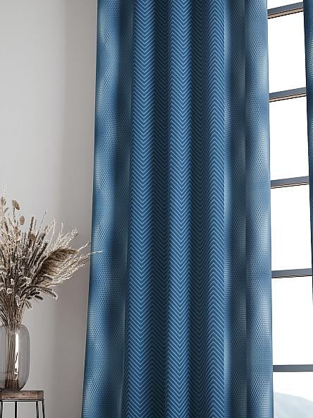 Комплект штор Лиренета (синий) - фото 6