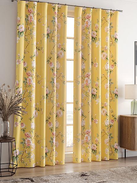 Комплект штор Лорфина (желтый) - фото 2