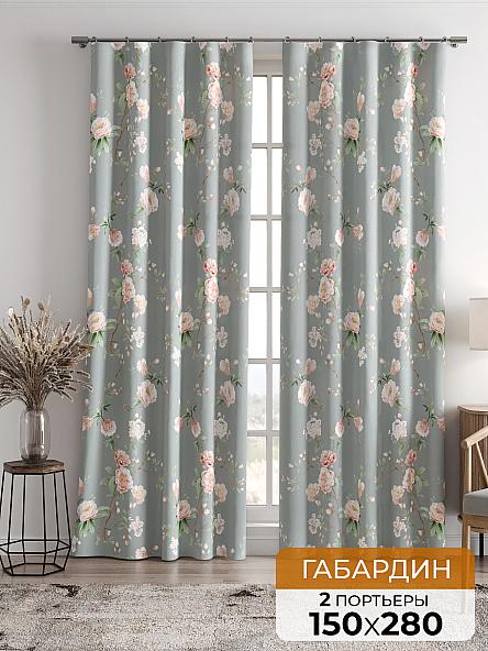 Комплект штор Лорфина (светло-серый)