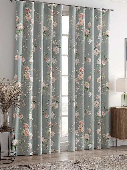 Комплект штор Лорфина (светло-серый) - фото 2