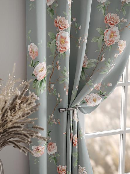 Комплект штор Лорфина (светло-серый) - фото 7