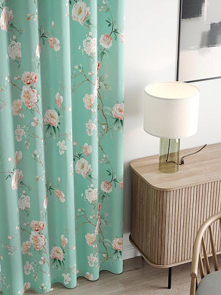 Комплект штор Лорфина (бирюза) - фото 3