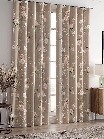 Комплект штор Лорфина (бежевый) - фото 2