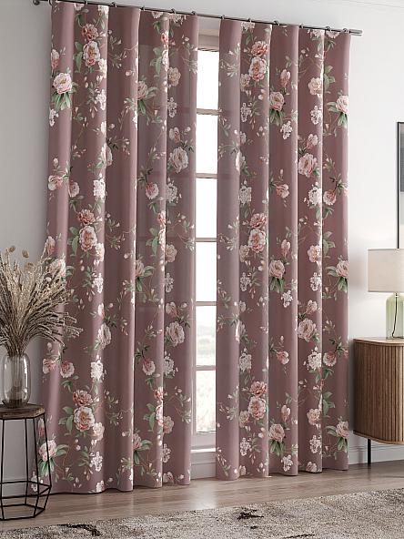 Комплект штор Лорфина (пыльная роза) - фото 2