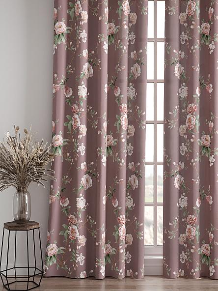 Комплект штор Лорфина (пыльная роза) - фото 4