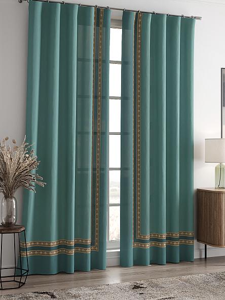 Комплект штор Лорфинас (темно-бирюзовый) - фото 2