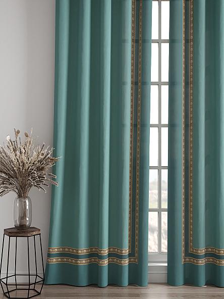 Комплект штор Лорфинас (темно-бирюзовый) - фото 4