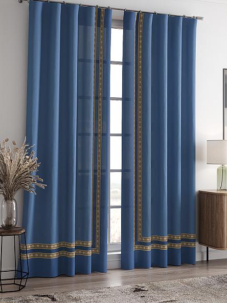 Комплект штор Лорфинас (синий) - фото 2