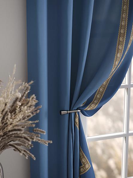 Комплект штор Лорфинас (синий) - фото 7