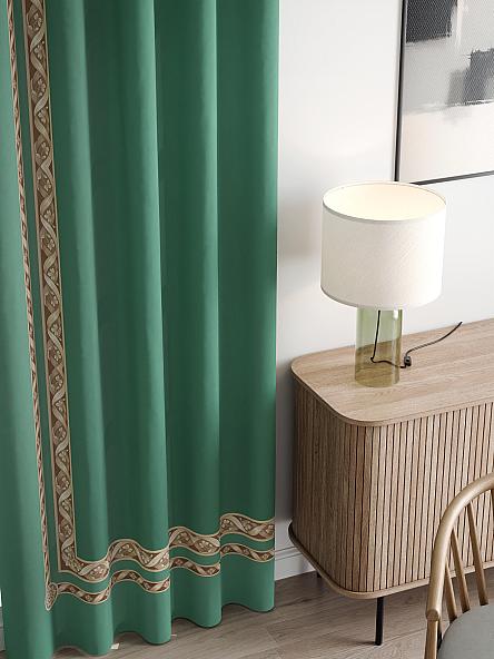 Комплект штор Лифронса (зеленый) - фото 3