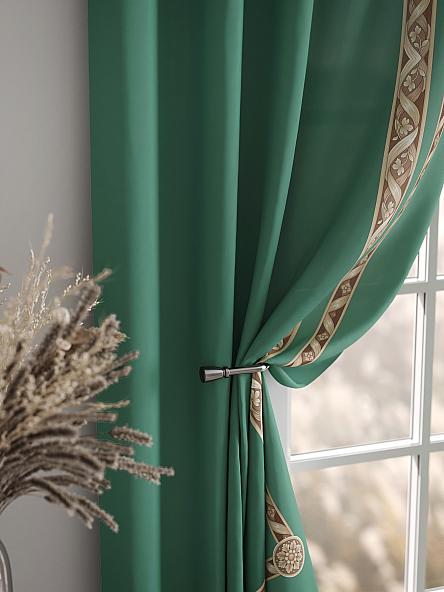 Комплект штор Лифронса (зеленый) - фото 7