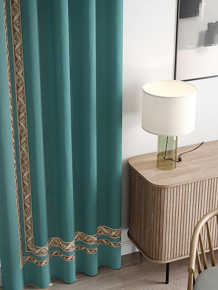 Комплект штор Лифронса (темно-бирюзовый) - фото 3