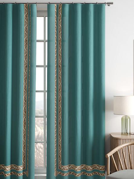 Комплект штор Лифронса (темно-бирюзовый) - фото 5