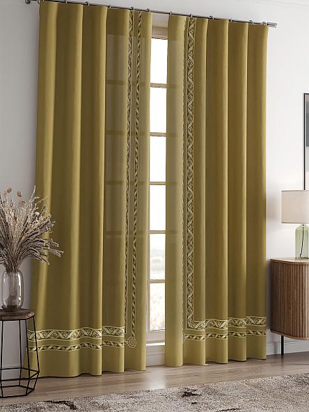 Комплект штор Лифронса (песочно-оливковый) - фото 2